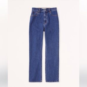 Abercrombie Ultra High Rise Ankle Straight Jean- Size 6 28/short